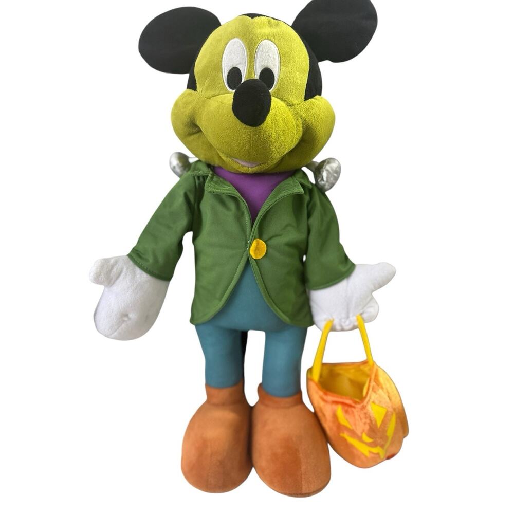 Disney Mickey Mouse Frankenstein Halloween 23" Plush Toy